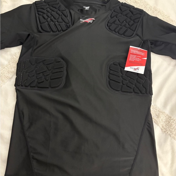 zoombang Other - Zoombang Black Padded Sports Shirt
